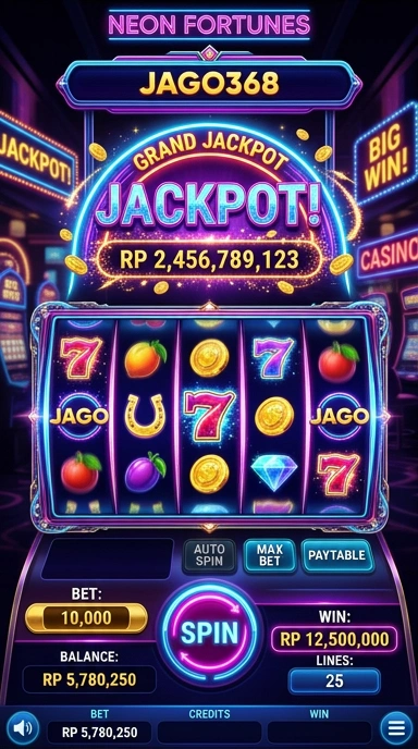 Screenshot tampilan utama aplikasi jago368 yang mudah digunakan.